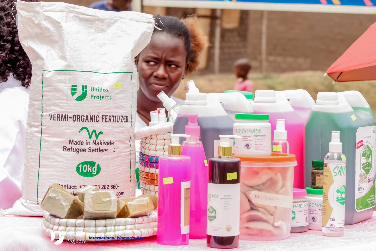 Organic products exhibition at IWD