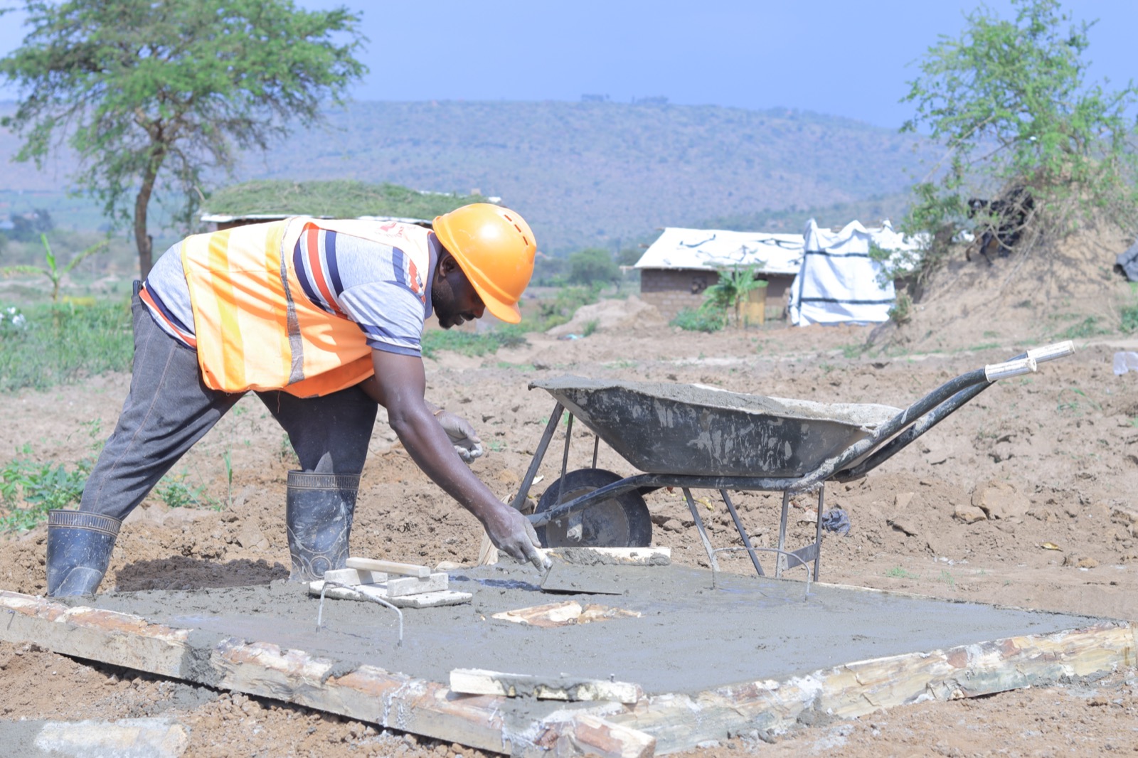 Arborloo toilet construction