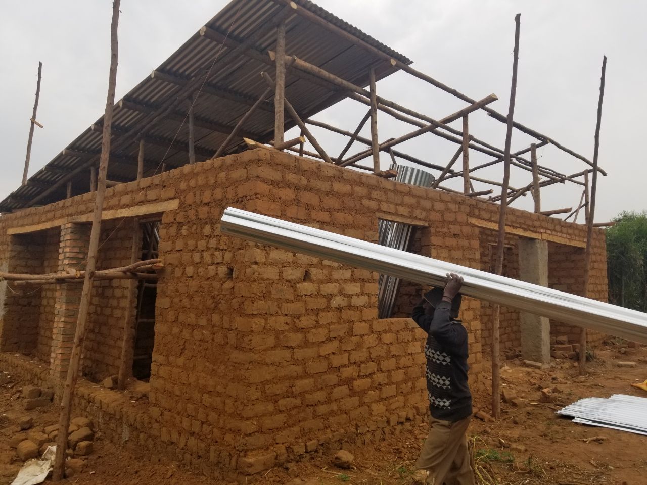 Construction progress